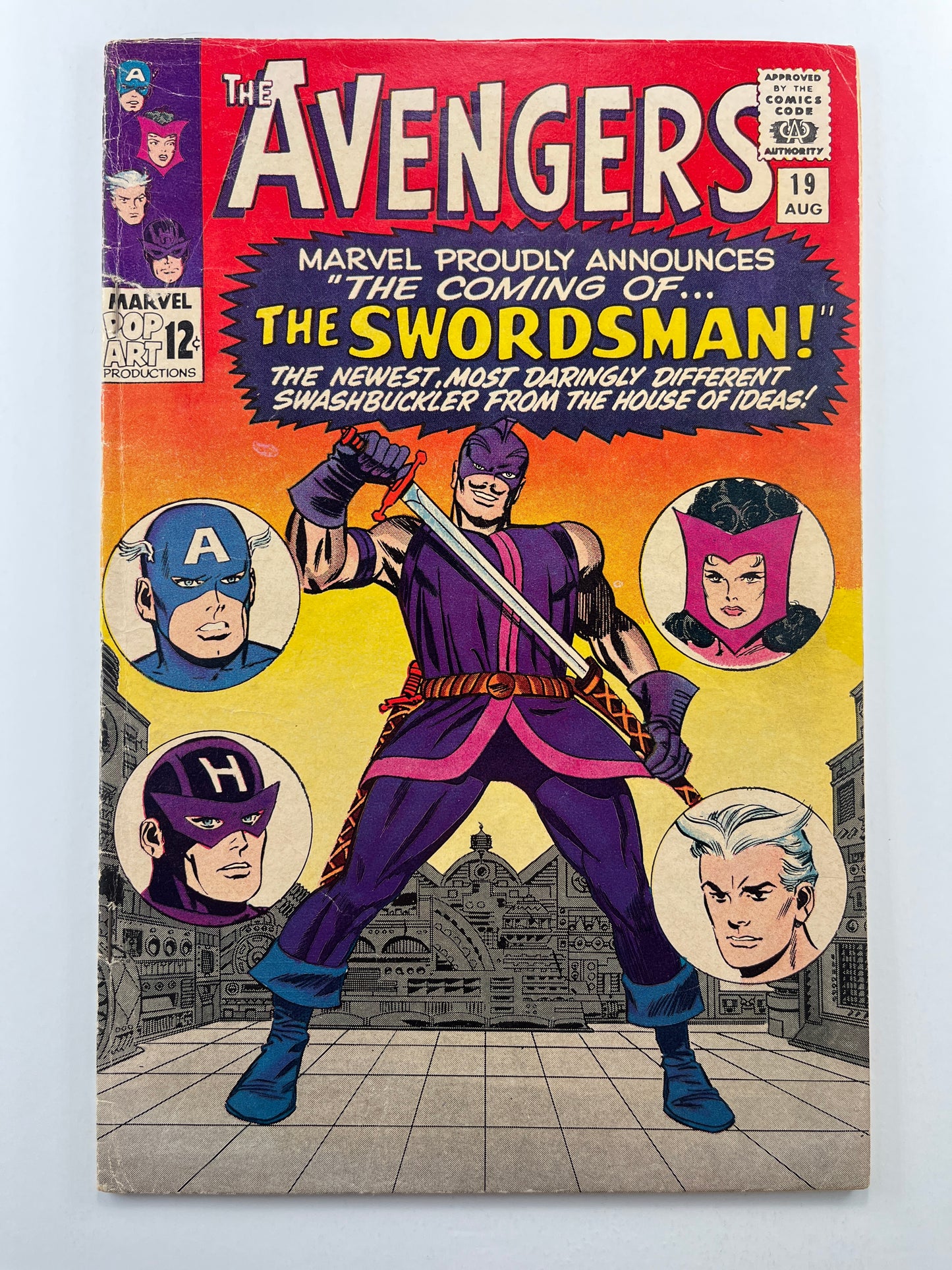 The Avengers #19 (Aug 1965) (1st Swordsman)
