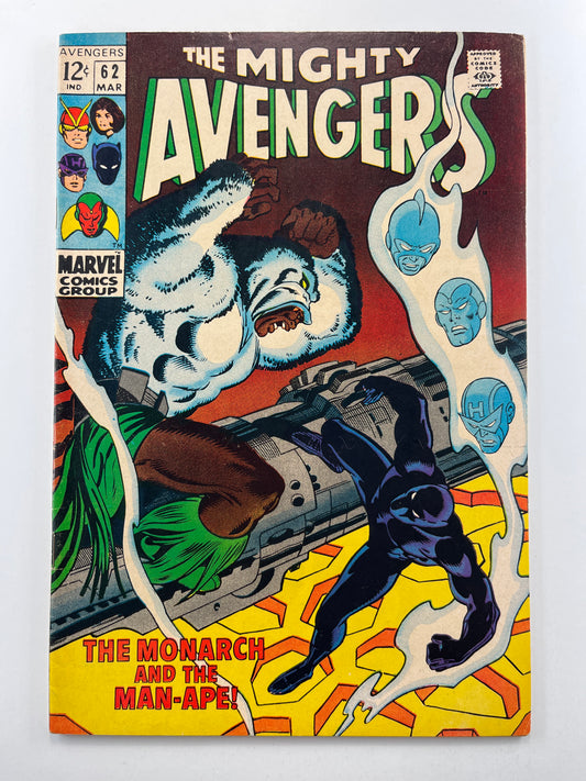 The Avengers #62 (Mar 1969) (1st M'Baku)