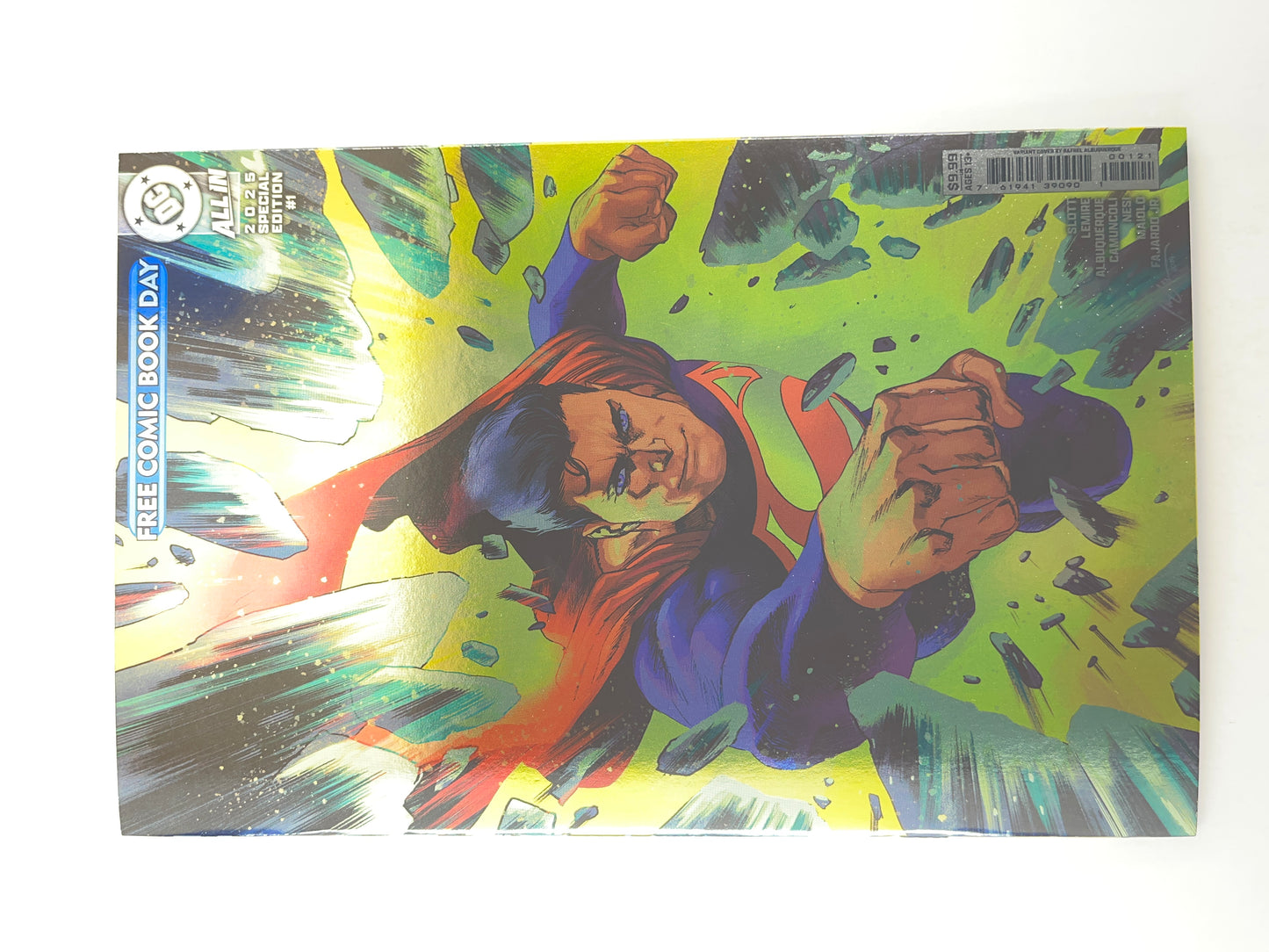 Free Comic Book Day 2025: DC All In Special Edition #1 Rafael Albuquerque Foil Variant (Jun 2025)