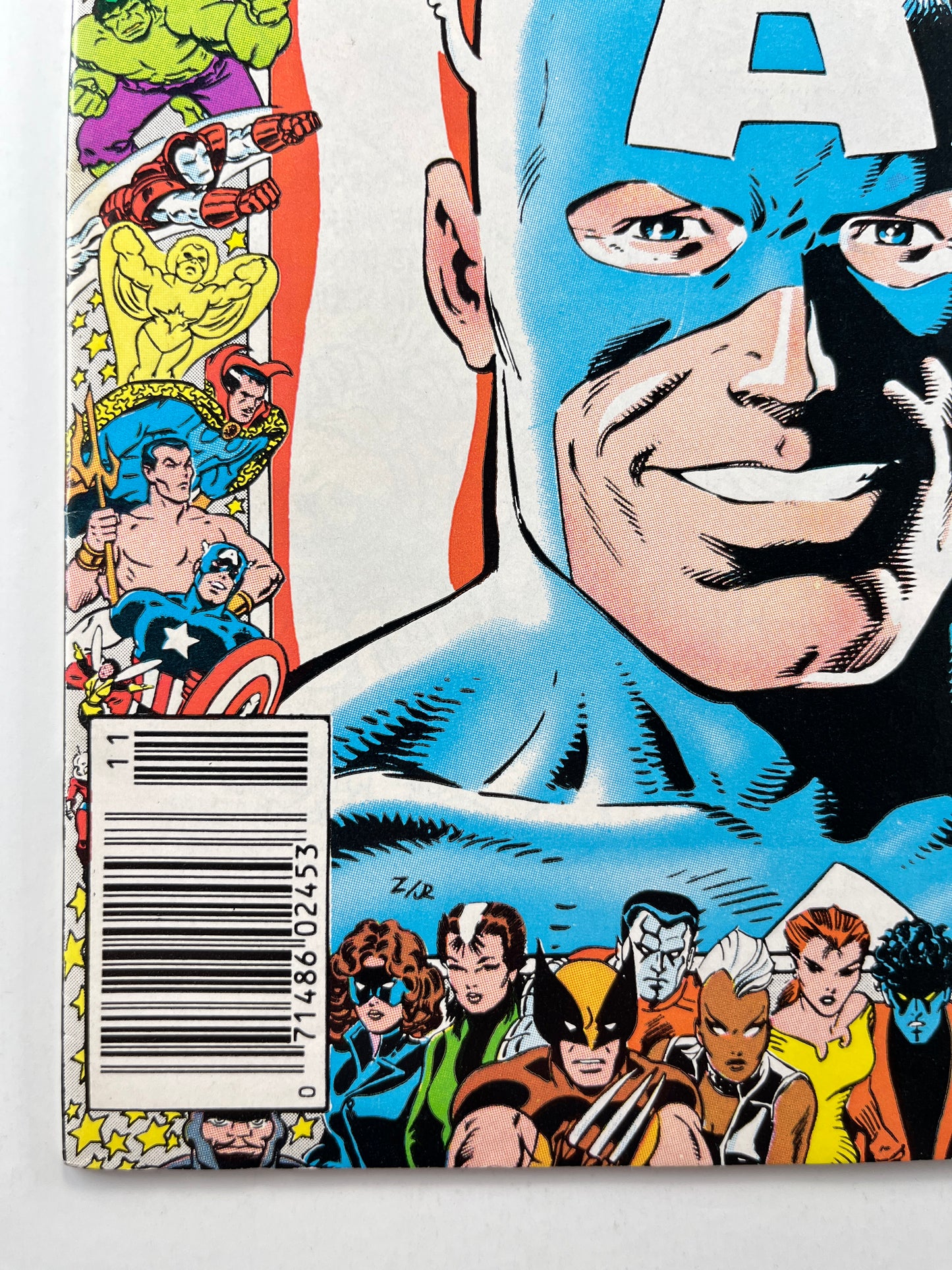Captain America #323 Newsstand Edition (Nov 1986) (1st Super Patriot)