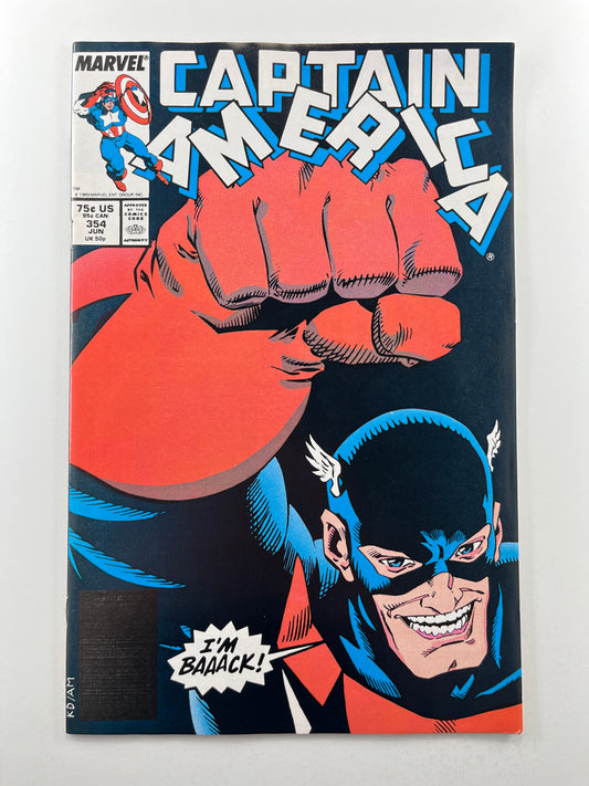 Captain America #354 (Jun 1989) (1st U.S. Agent)