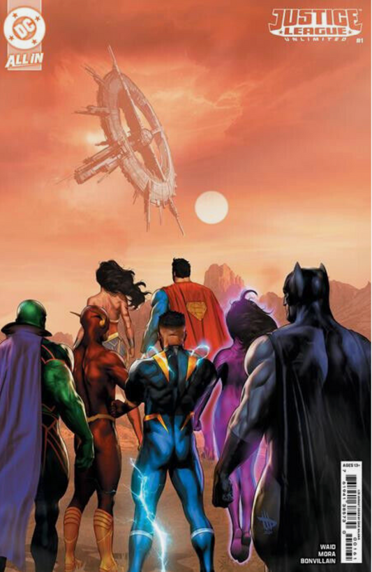 JUSTICE LEAGUE UNLIMITED #1 (DAVE WILKINS 1:25 VARIANT)(rel:11/27)