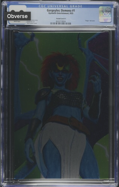 GARGOYLES DEMONA #1 CVR J MARK SPEARS METAL PREMIUM CGC 9.8