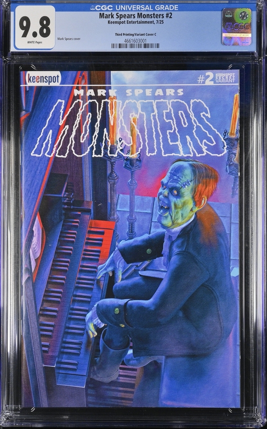 MARK SPEARS MONSTERS #2 SDCC EXCLUSIVE LTD 500 "PIANO MAN" CGC 9.8