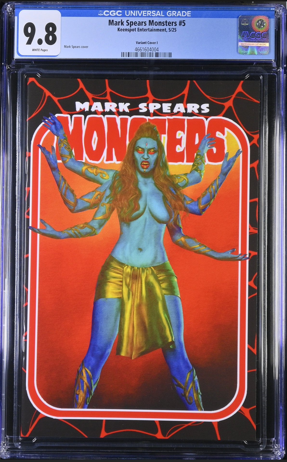 MARK SPEARS MONSTERS #5 CVR I KEENSPOT EXCLUSIVE LIMITED 295  CGC 9.8