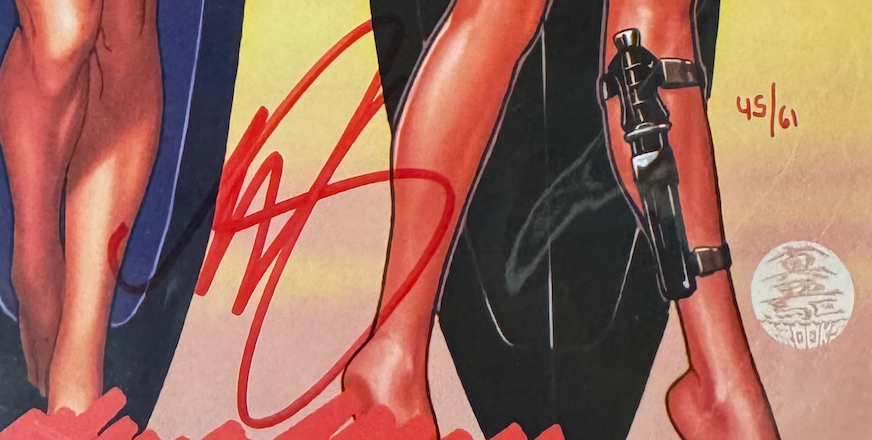 DF MARVEL SWIMSUIT SPECIAL FRIENDS FOES & RIVALS #1 SIGNED BY MARK BROOKS 45/60 (Limit 1 Per Customer) (rel:11/26)