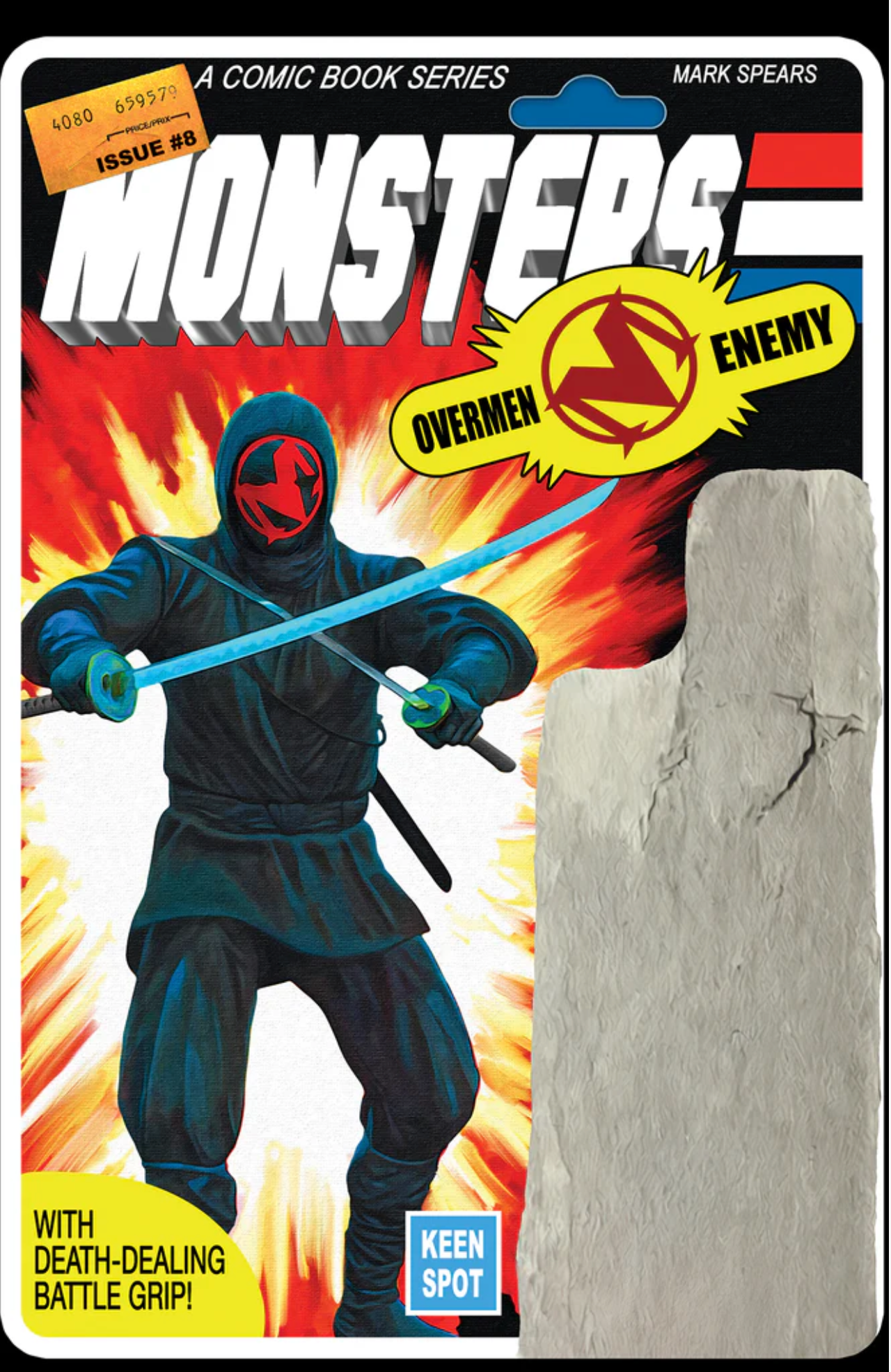 MARK SPEARS MONSTERS #8 KEENSPOT COVER E ACTION FIGURE VARIANT EXCLUSIVE(LIMIT ONE PER CUSTOMER PER COVER)