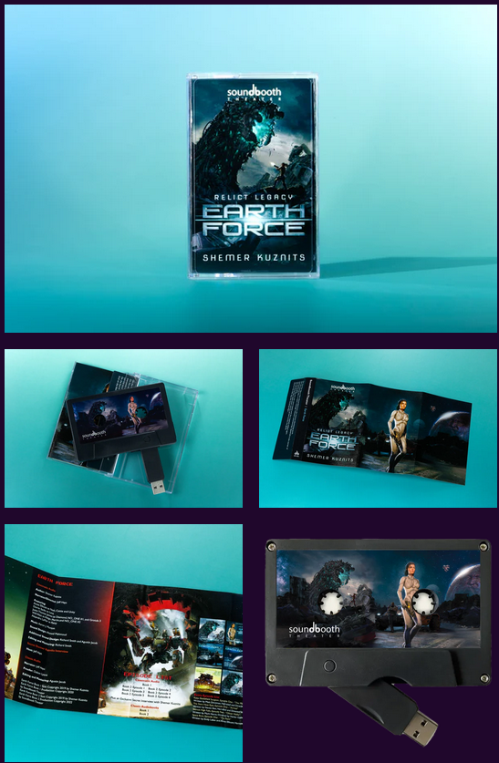 Relict Legacy: Earth Force by Shemer Kuznits “Cassette” USB (Limit 1 Per Customer)