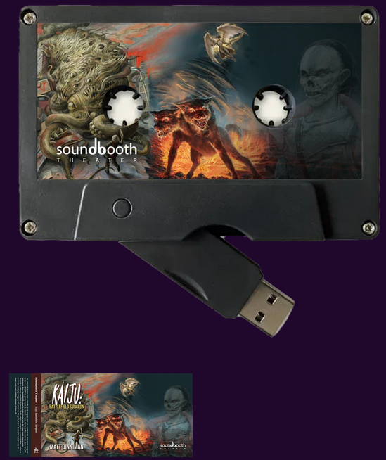 *NOT AVAILABLE* Kaiju Battlefield Surgeon by Matt Dinniman “Cassette” USB (Limit 1 Per Customer)
