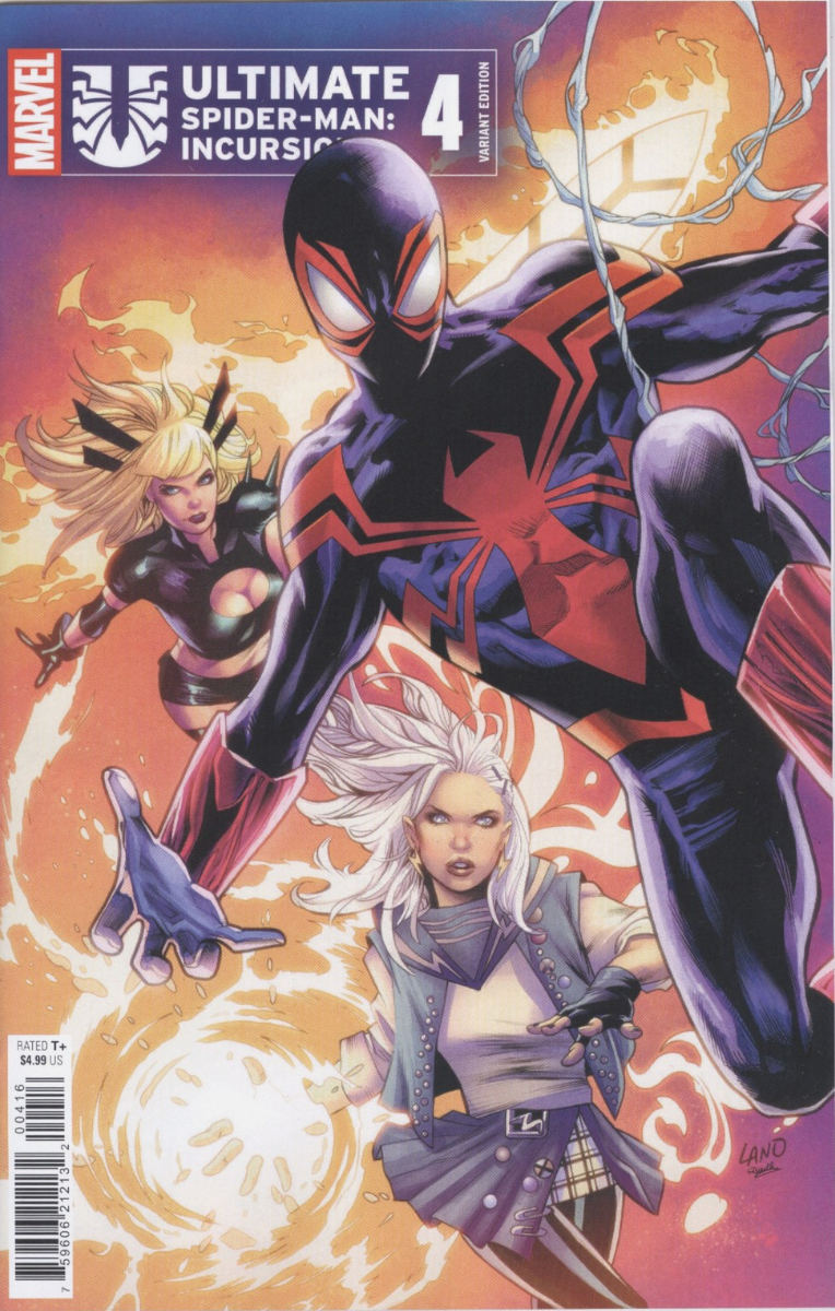 ULTIMATE SPIDER-MAN: INCURSION #4 GREG LAND VARIANT[1:25] (rel:09/10)